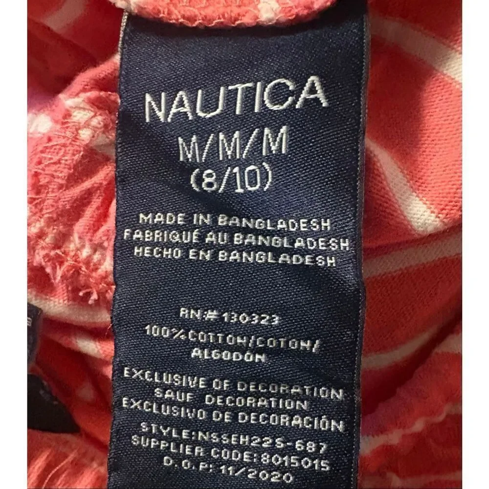Nautica Striped Glitter-Embellished Cropped Jumpsuit
